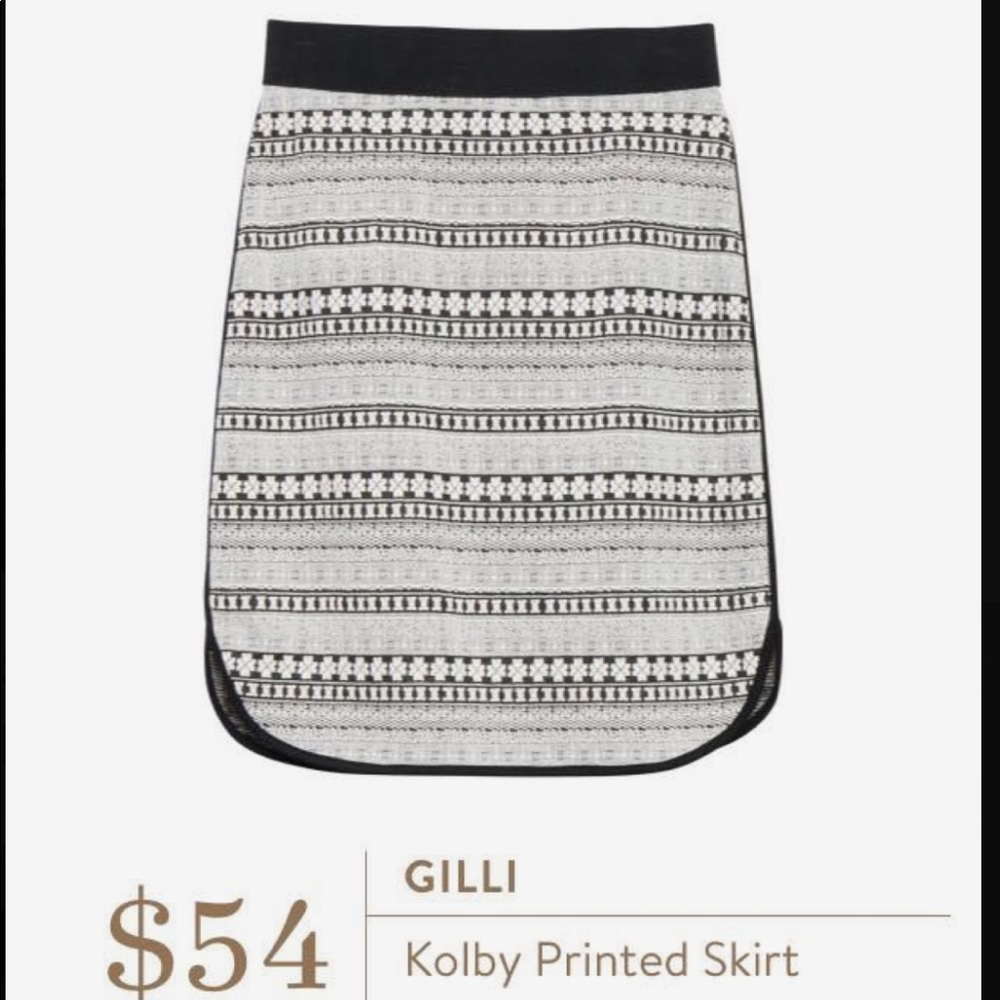 Gilli Kolby Printed Skirt